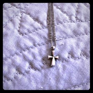 James Avery St. Teresa small cross with necklace